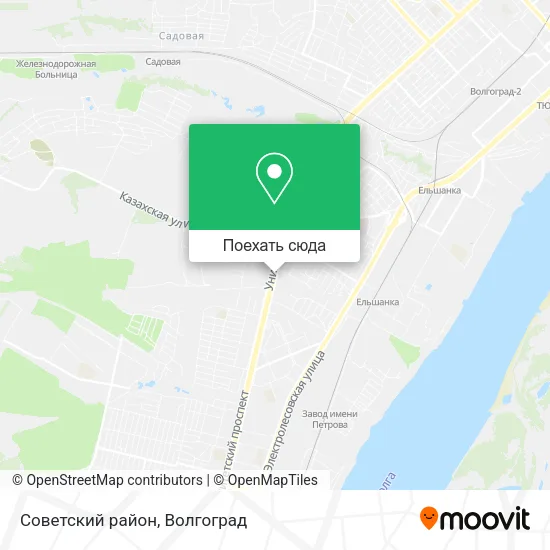 Карта Советский район