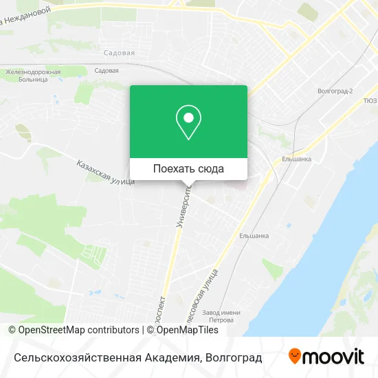 Карта Сельскохозяйственная Академия