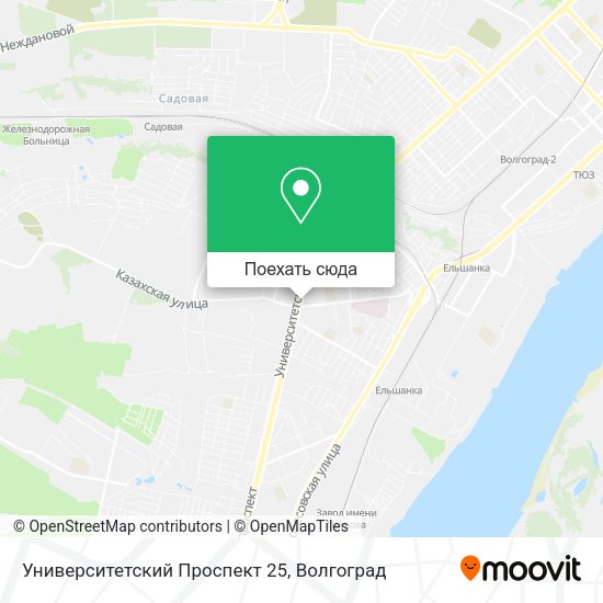 Карта Университетский Проспект 25