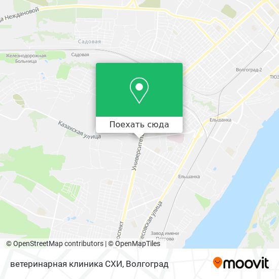 Карта ветеринарная клиника СХИ