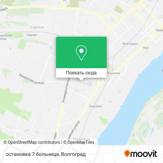 Карта остановка 7 больница