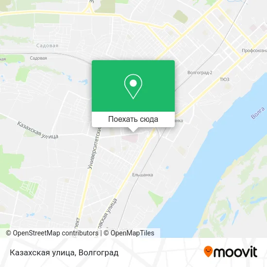 Карта Казахская улица