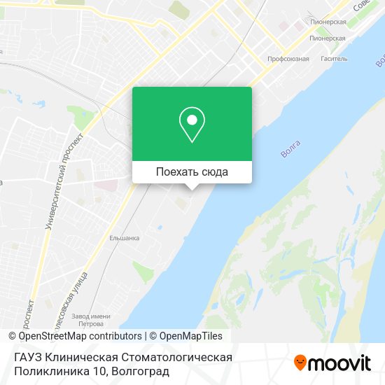 Карта ГАУЗ Клиническая Стоматологическая Поликлиника 10