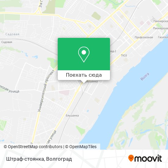 Карта Штраф-стоянка