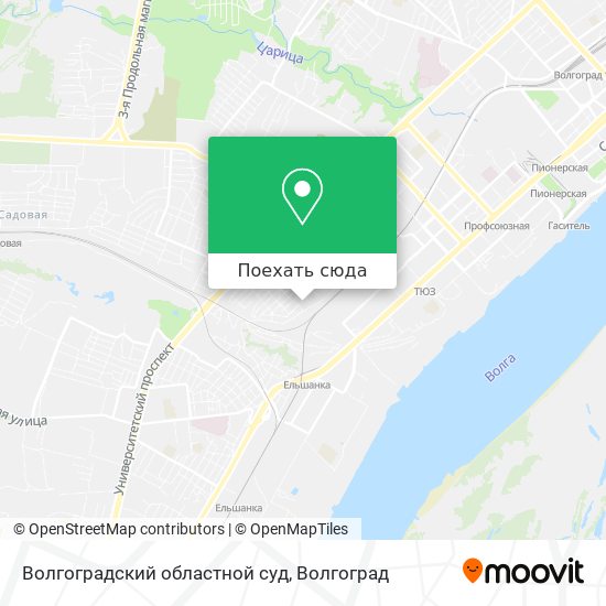 Карта Волгоградский областной суд