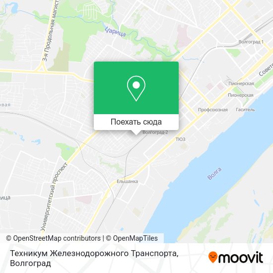Карта Техникум Железнодорожного Транспорта