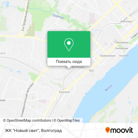 Карта ЖК "Новый свет"