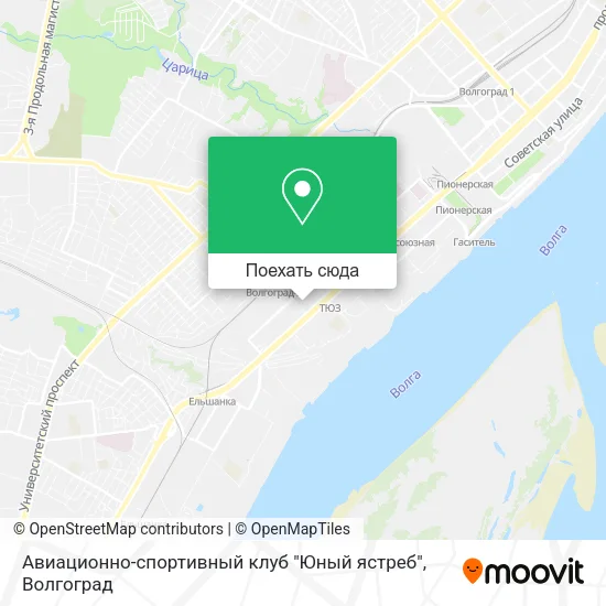 Карта Авиационно-спортивный клуб "Юный ястреб"