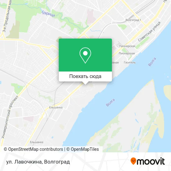 Карта ул. Лавочкина