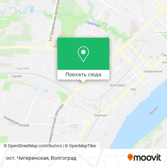 Карта ост. Чигиринская