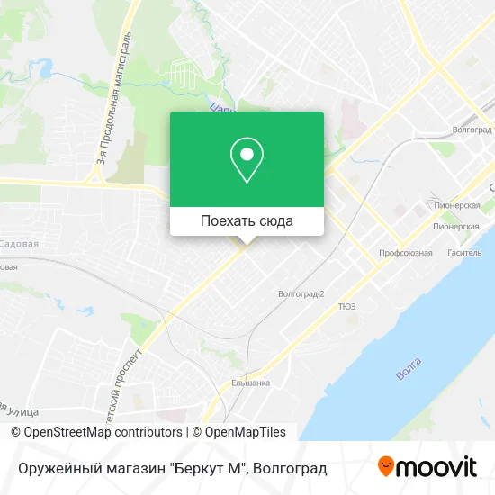 Карта Оружейный магазин "Беркут М"