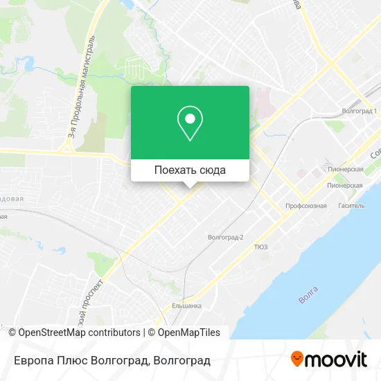 Карта Европа Плюс Волгоград