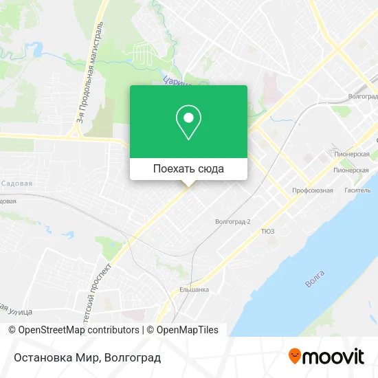 Карта Остановка Мир