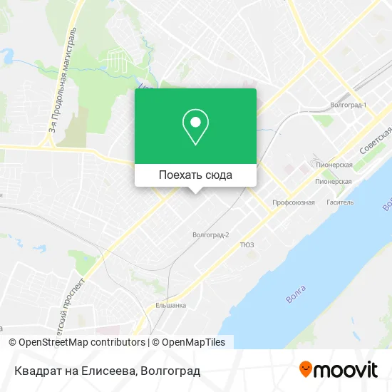Карта Квадрат на Елисеева