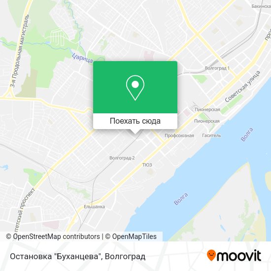 Карта Остановка "Буханцева"
