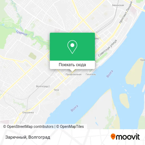 Карта Заречный