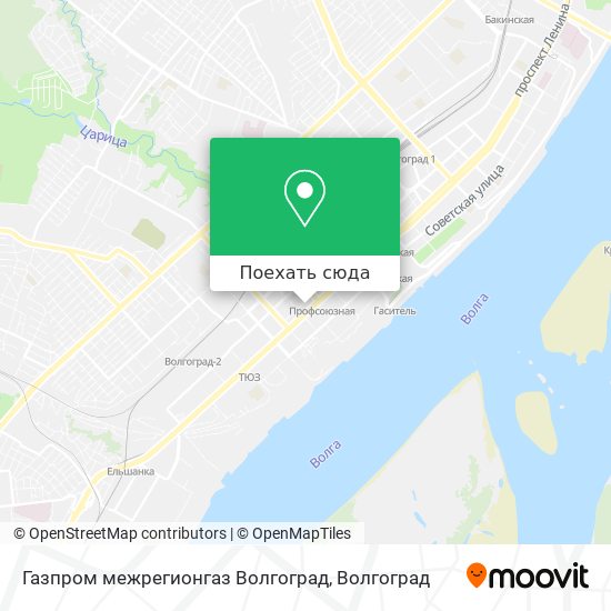 Карта Газпром межрегионгаз Волгоград