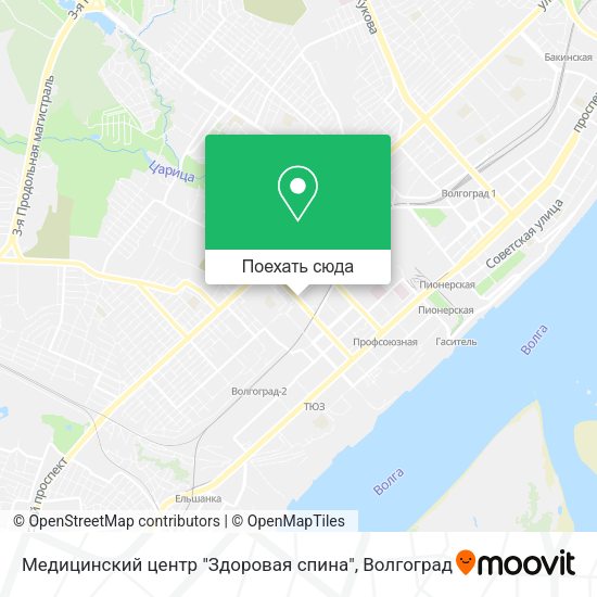 Карта Медицинский центр "Здоровая спина"