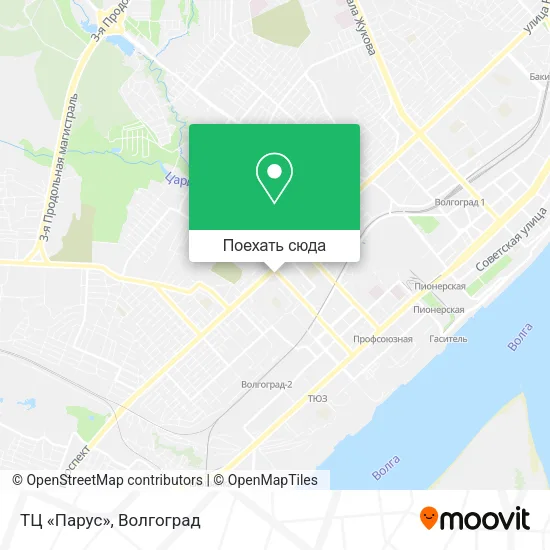 Карта ТЦ «Парус»