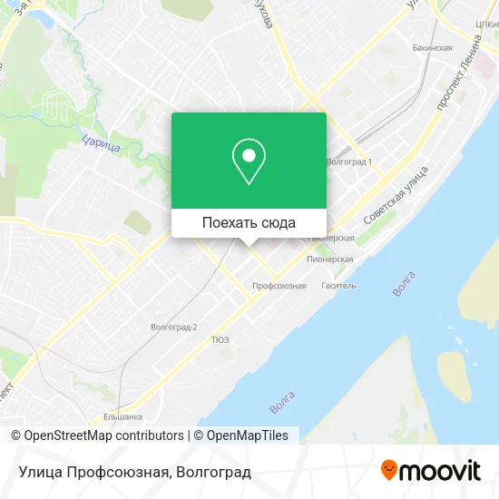 Карта Улица Профсоюзная