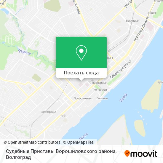 Карта Судебные Приставы Ворошиловского района