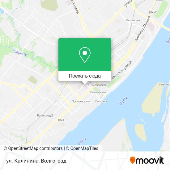 Карта ул.  Калинина
