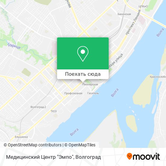 Карта Медицинский Центр "Эмпо"