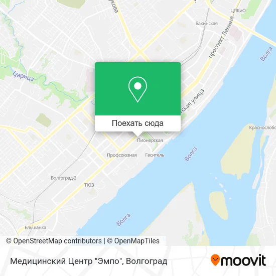 Карта Медицинский Центр "Эмпо"