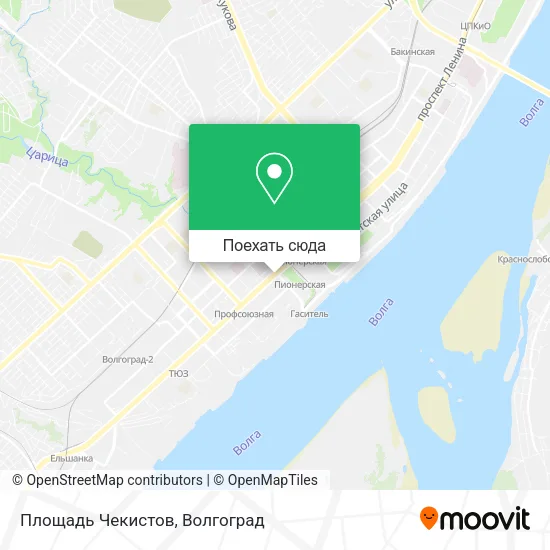Карта Площадь Чекистов