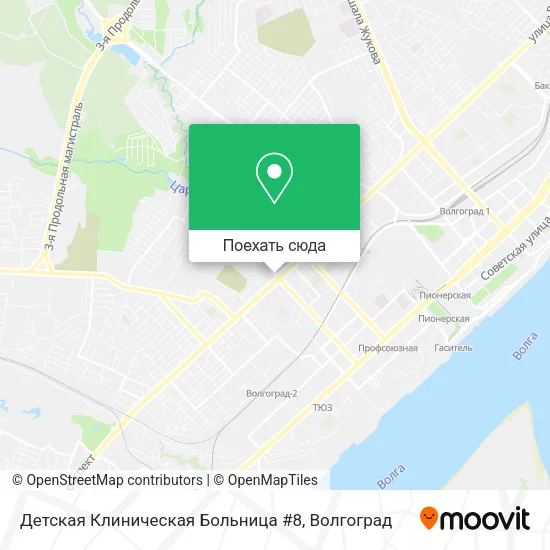 Карта Детская Клиническая Больница #8