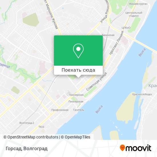 Карта Горсад
