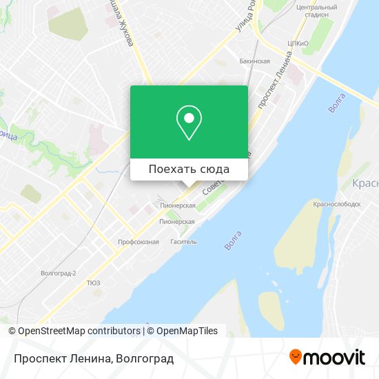 Карта Проспект Ленина