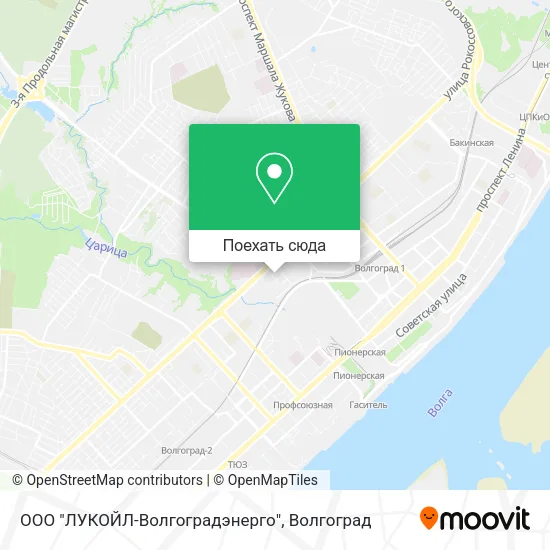 Карта ООО "ЛУКОЙЛ-Волгоградэнерго"
