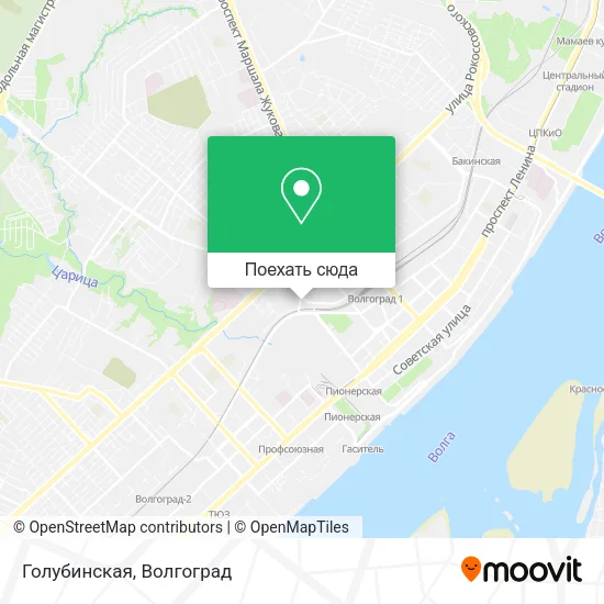 Карта Голубинская