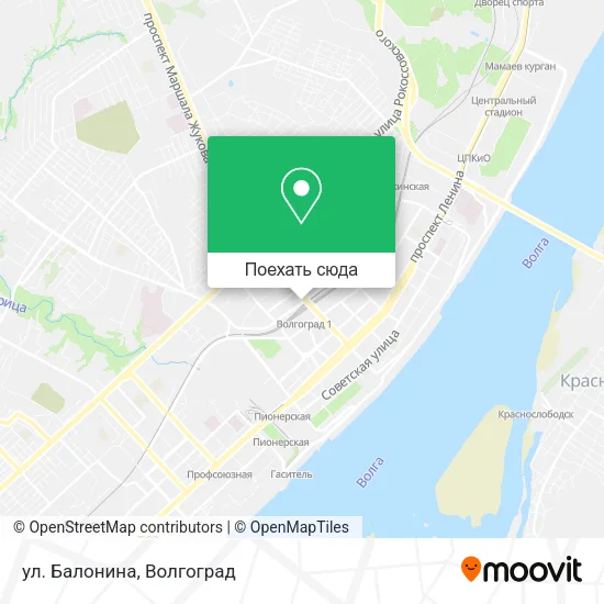 Карта ул. Балонина
