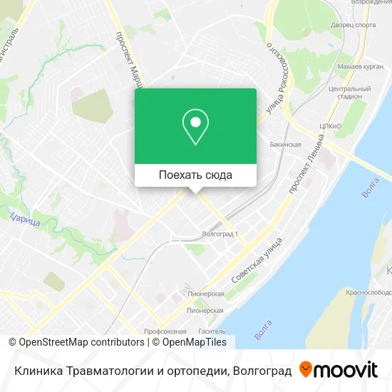 Карта Клиника Травматологии и ортопедии