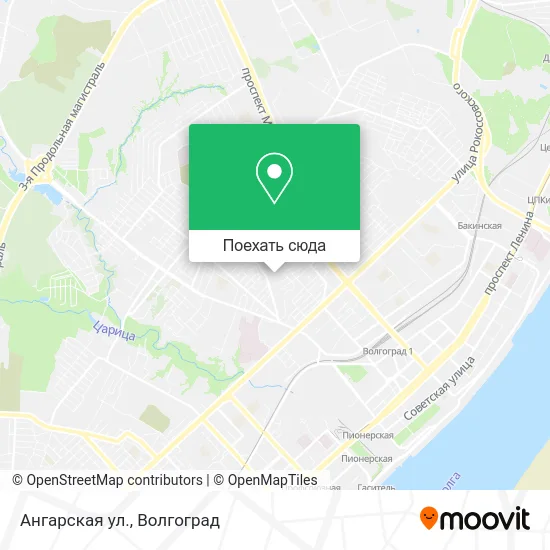 Карта Ангарская ул.