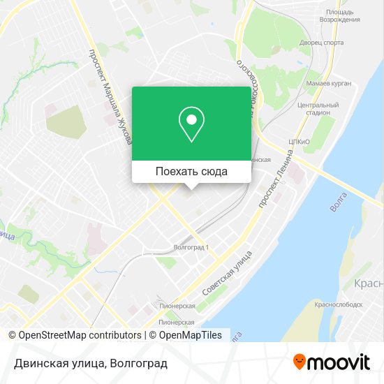 Карта Двинская улица