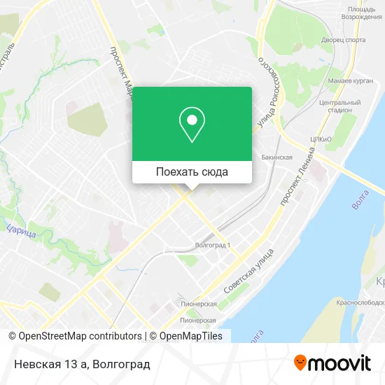 Карта Невская 13 а