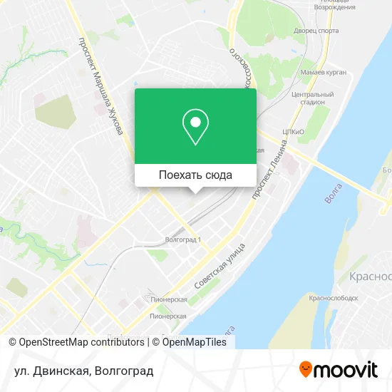Карта ул. Двинская