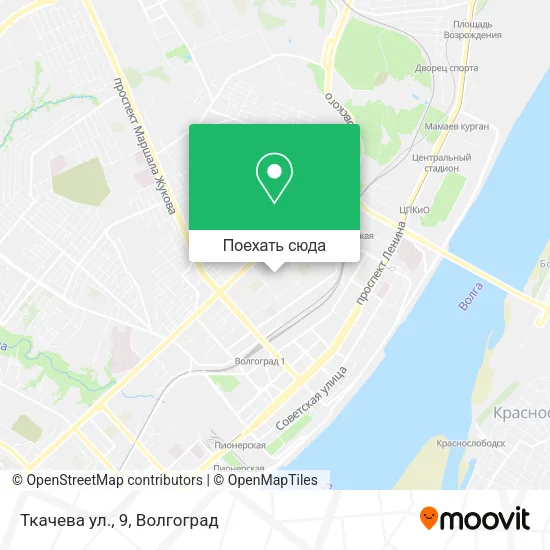 Карта Ткачева ул., 9