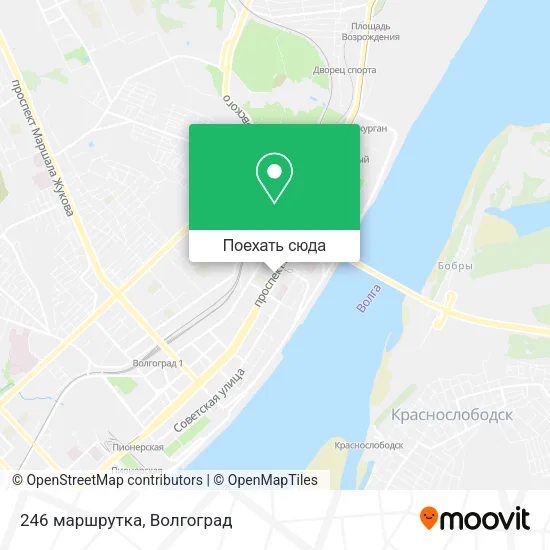 Карта 246 маршрутка
