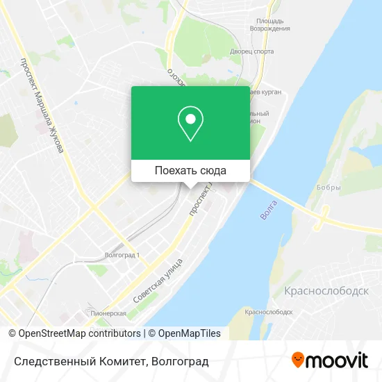 Карта Следственный Комитет