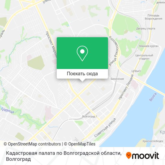 Карта Кадастровая палата по Волгоградской области