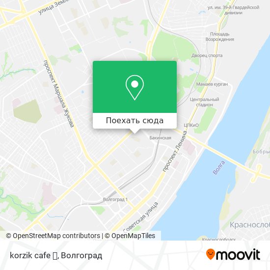 Карта korzik cafe 🍪