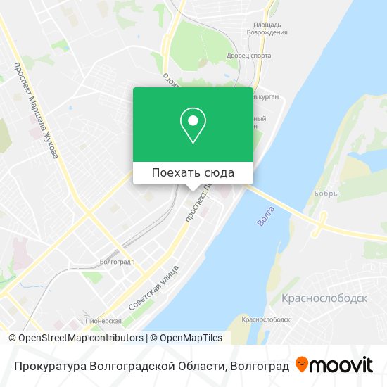 Карта Прокуратура Волгоградской Области