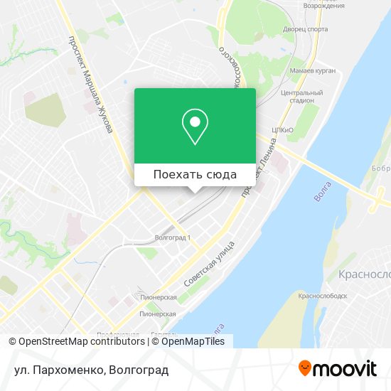 Карта ул. Пархоменко