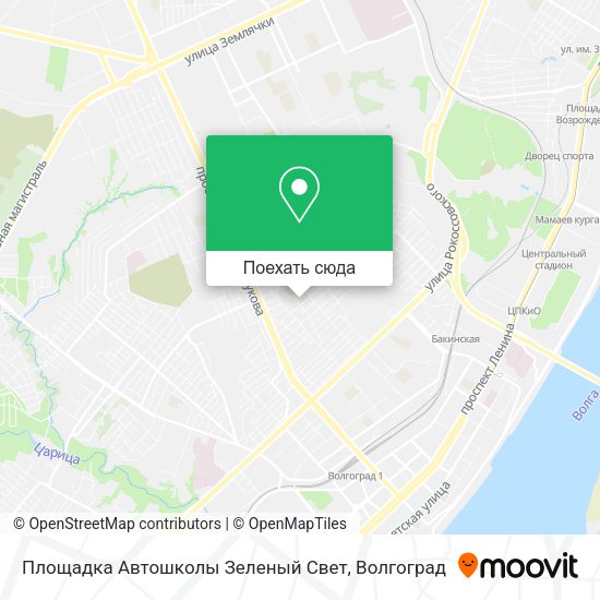 Карта Площадка Автошколы Зеленый Свет