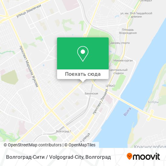 Карта Волгоград-Сити / Volgograd-Сity