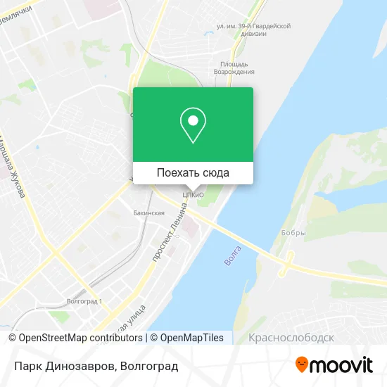 Карта Парк Динозавров